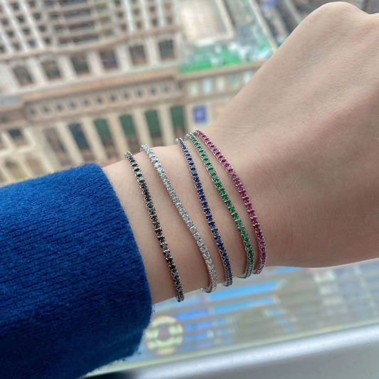 Tennis bracelet colors freesize