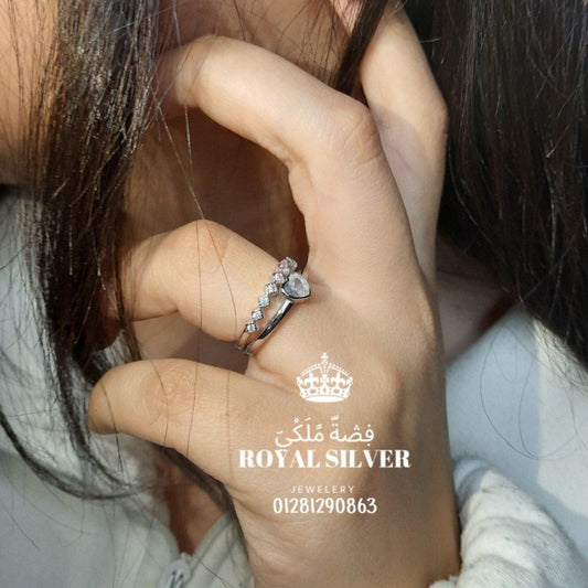 Heartbeat free size Ring