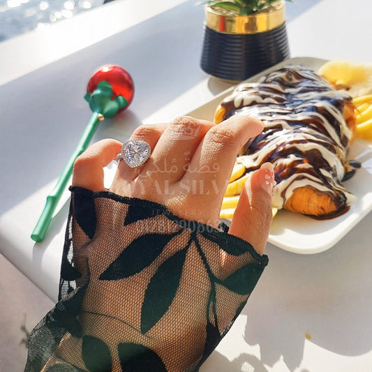 Big Heart sparkle Ring