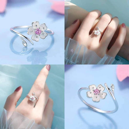 خاتم الوردة البينك 