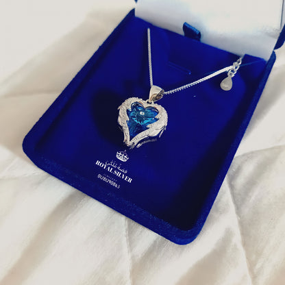 Blue Heart Necklace (Heart of the Ocean)