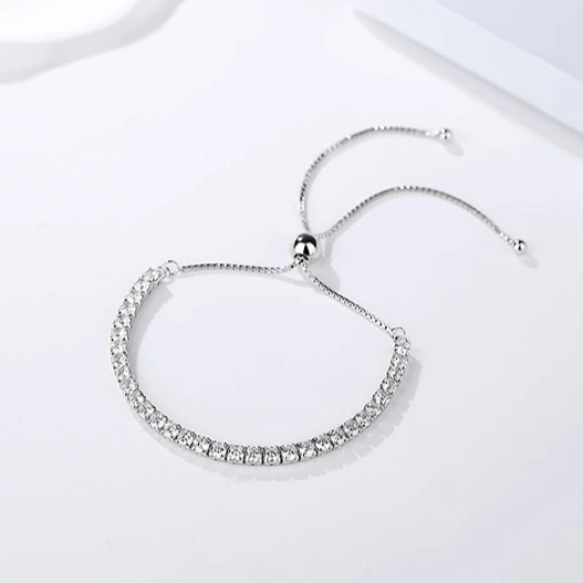 Free size Tennis bracelet - Premium 925 sterling silver