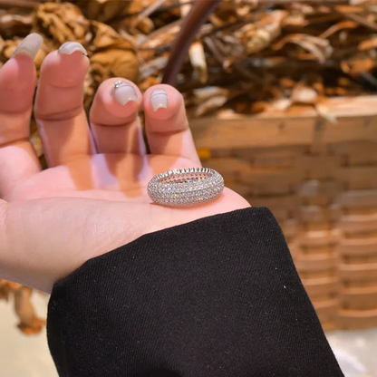 خواتم سوليتير من الفضة الإسترلينية