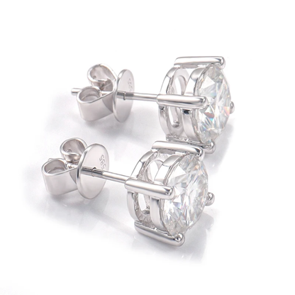 حلقان مدورة لامعة