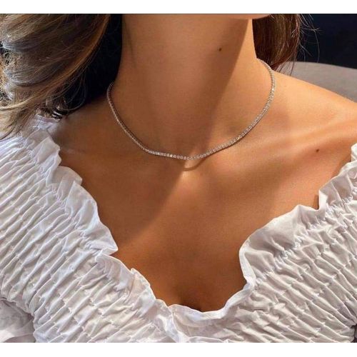 كوليه التنس _ فضة استرليني عيار 925