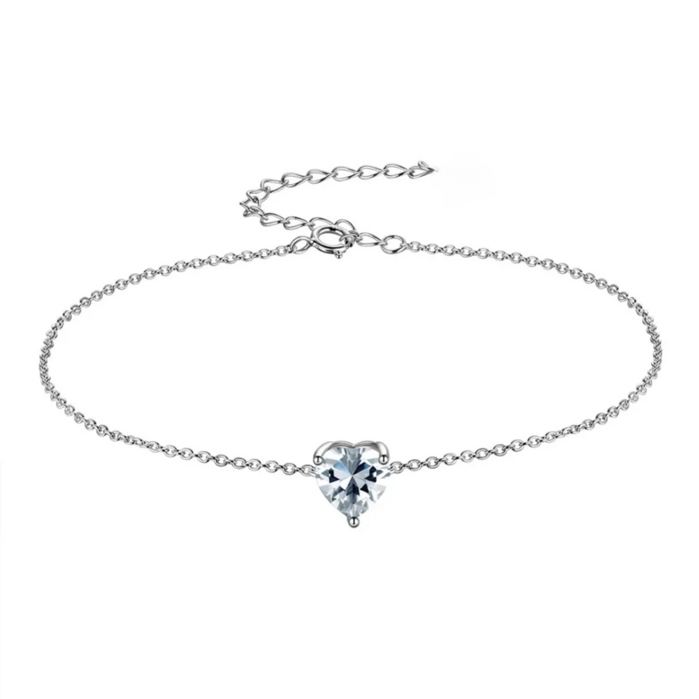 Heart Bracelet - Premium 925 Sterling Silver
