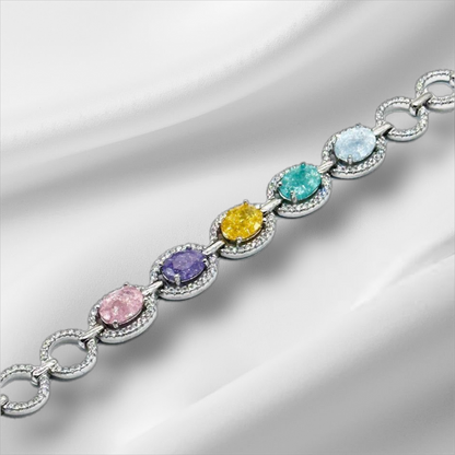 انسيال فاخر مرصع بأحجار زركون لامعة - فضة استرليني 925