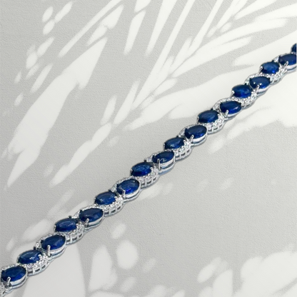 انسيال فاخر مرصع بأحجار زركون لامعة - فضة استرليني 925