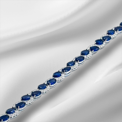 انسيال فاخر مرصع بأحجار زركون لامعة - فضة استرليني 925