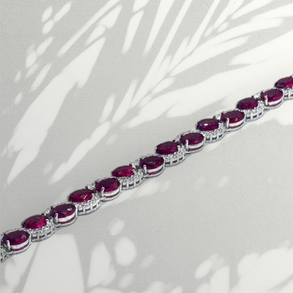 انسيال فاخر مرصع بأحجار زركون لامعة - فضة استرليني 925