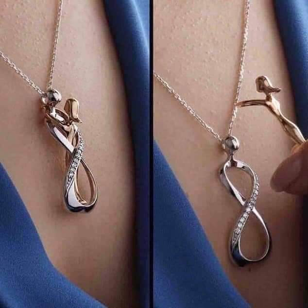 كوليه الحضن (سلسلة الانفنتي) _ فضة استرليني عيار 925