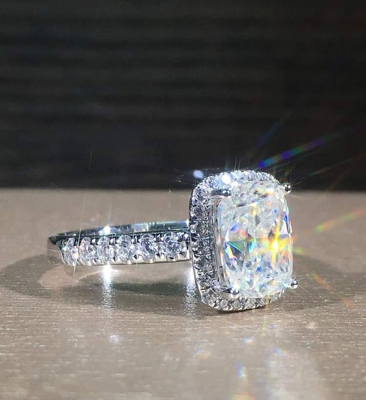 خاتم ياسمين صبري الفاخر فضة الإسترليني عيار 925