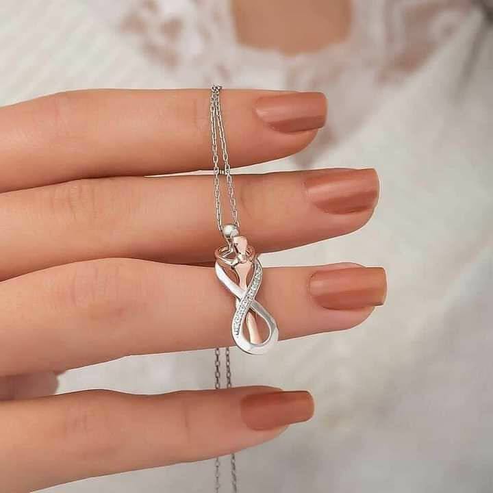 كوليه الحضن (سلسلة الانفنتي) _ فضة استرليني عيار 925