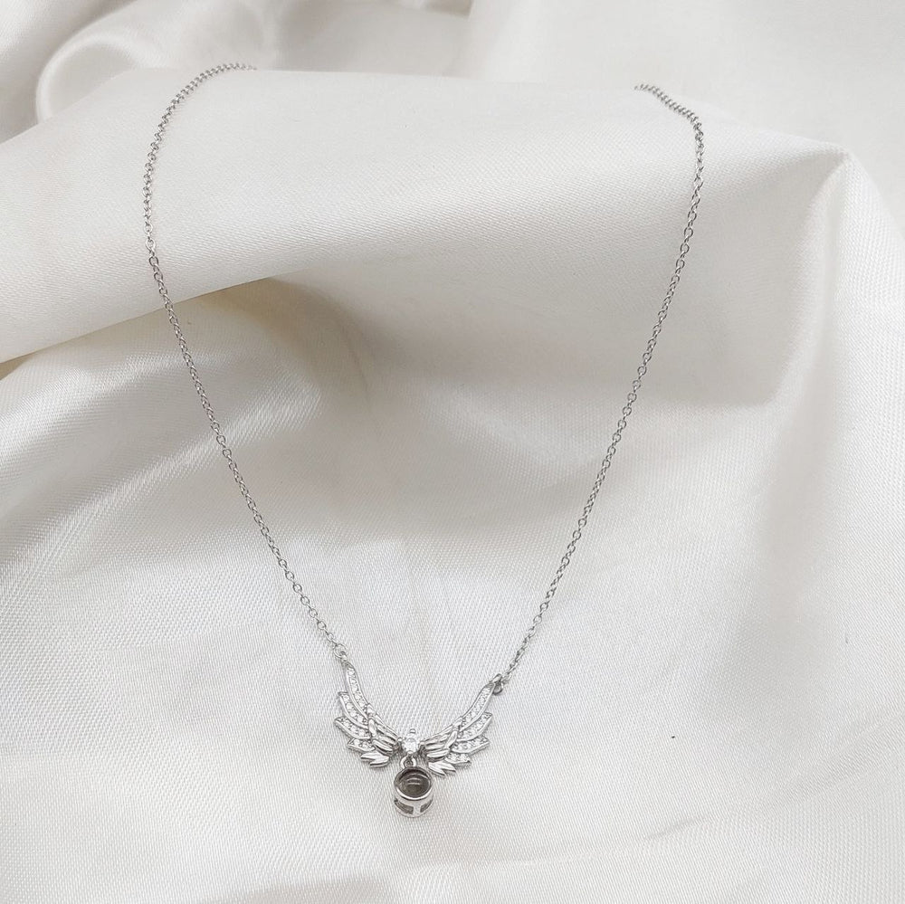 I Love You In 100 Languages necklace butterfly shaped -Premium 925 Sterling Silver