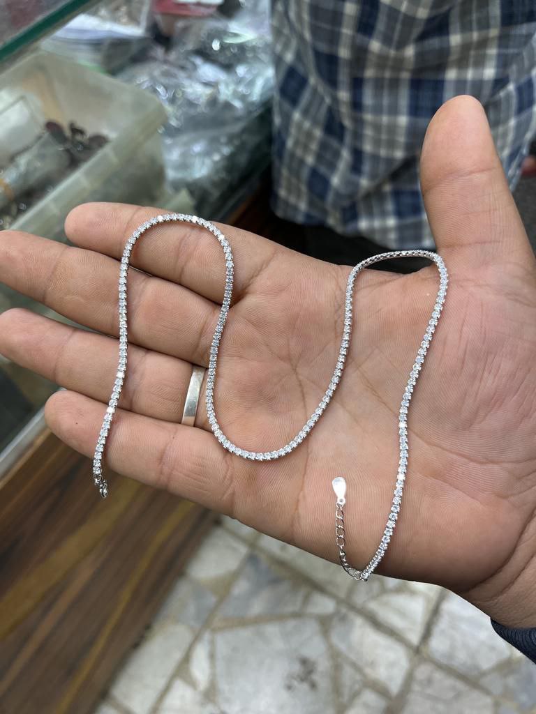 كوليه التنس _ فضة استرليني عيار 925