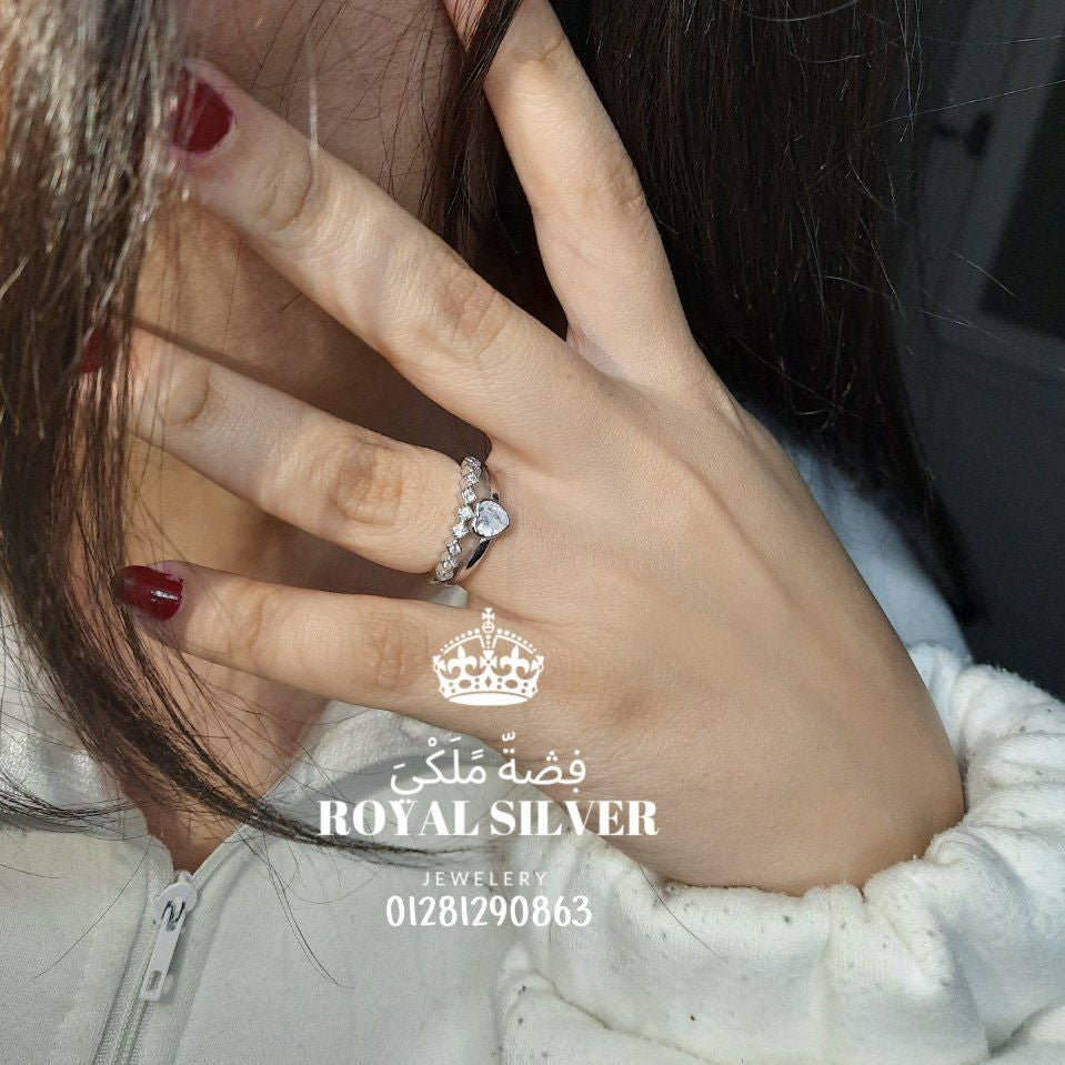 Heartbeat free size Ring