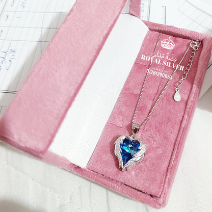 Blue Heart Necklace (Heart of the Ocean)