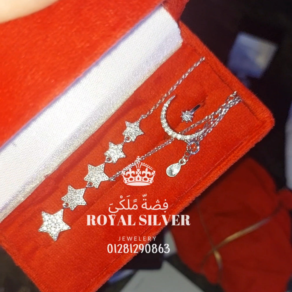 سلسلة النجوم_ فضة استرليني عيار 925