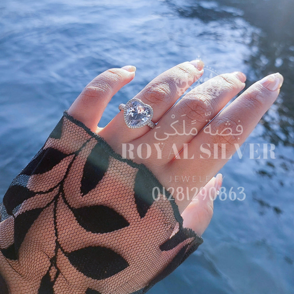 Big Heart Ring - Premium 925 Sterling Silver