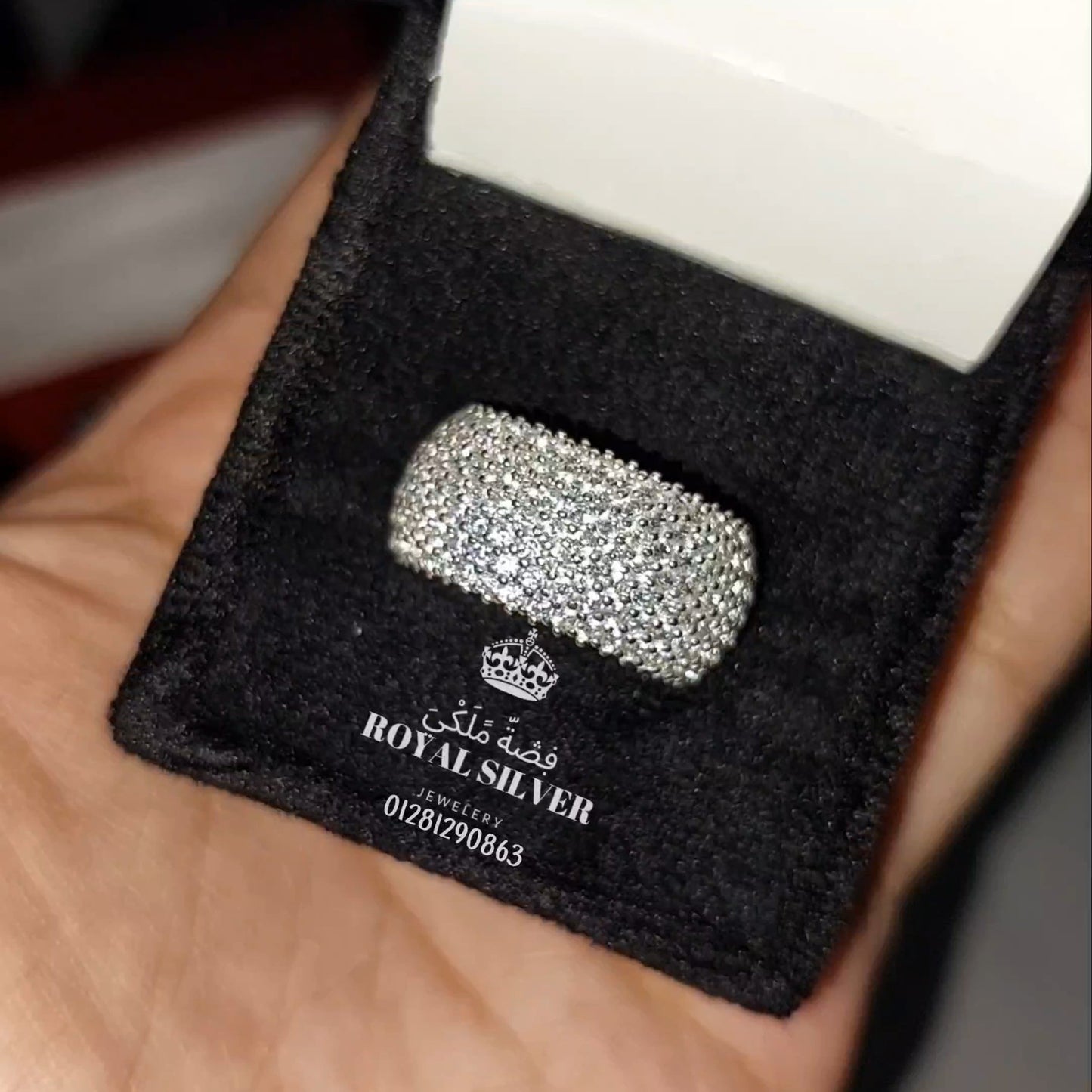 خواتم سوليتير من الفضة الإسترلينية