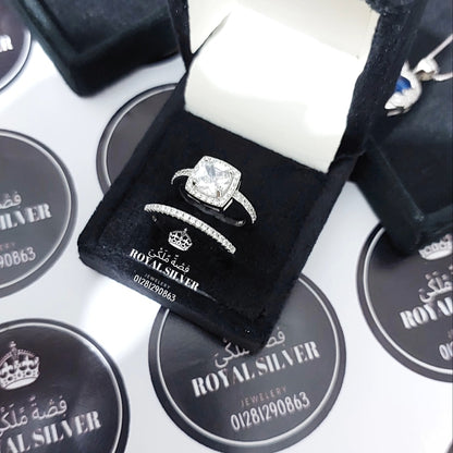 توينز ياسمين صبري فضة الإسترليني عيار 925