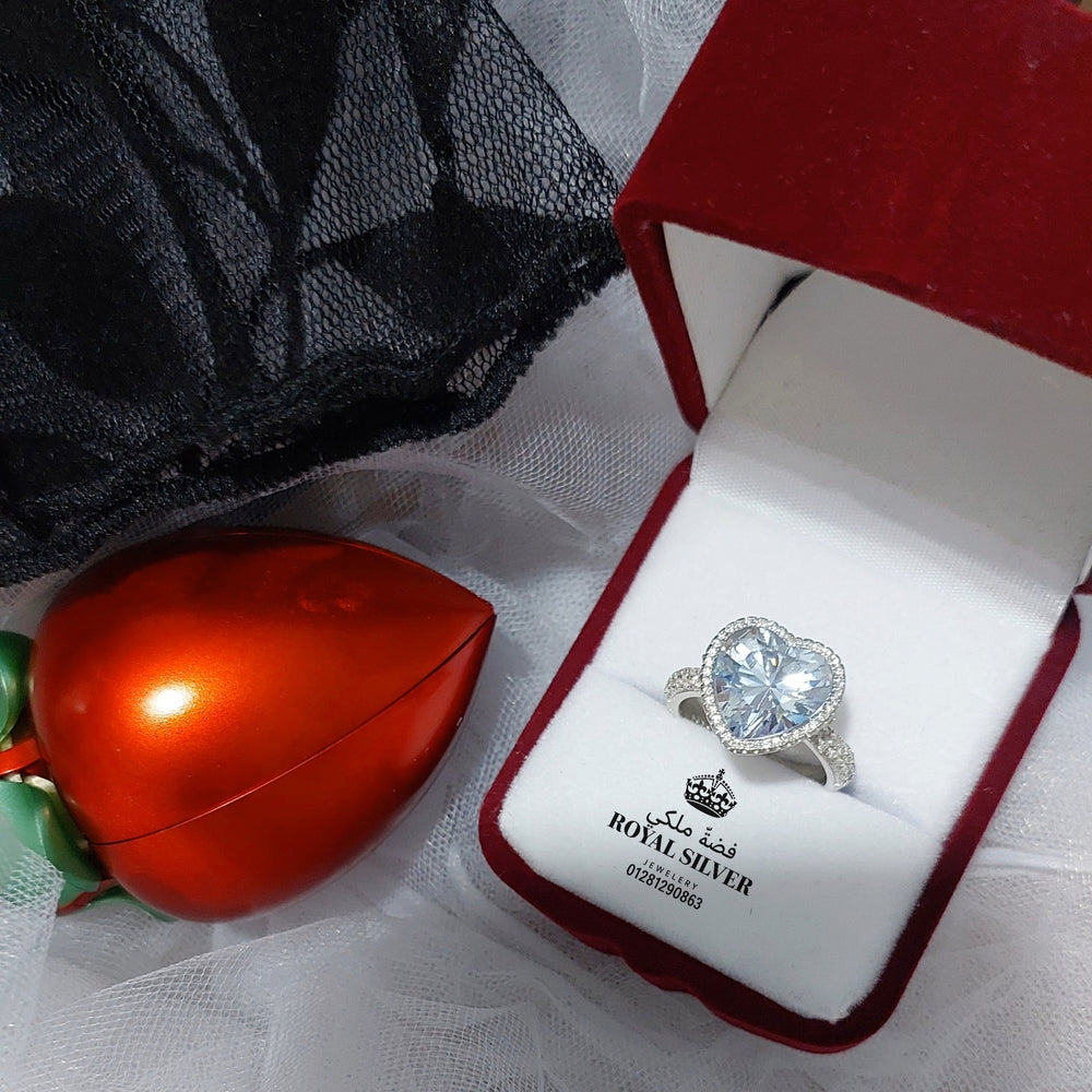 Big Heart Ring - Premium 925 Sterling Silver
