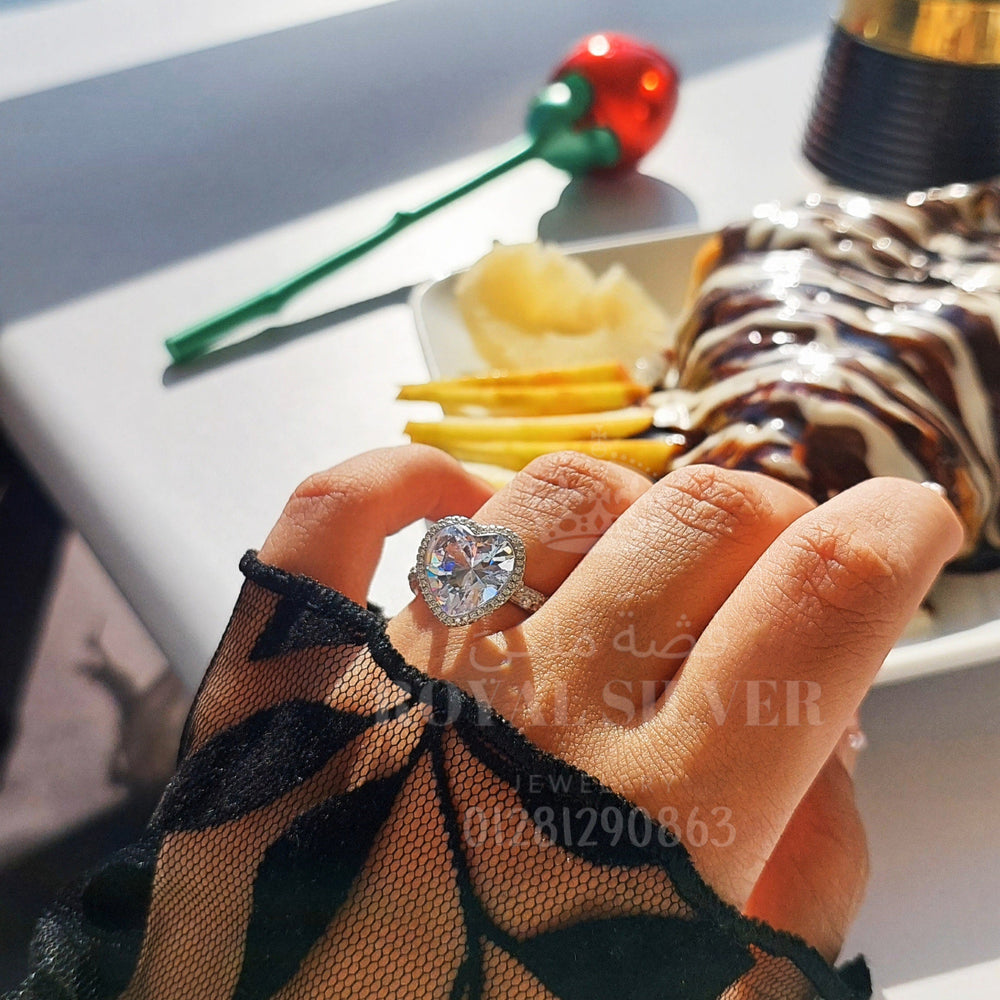 Big Heart Ring - Premium 925 Sterling Silver