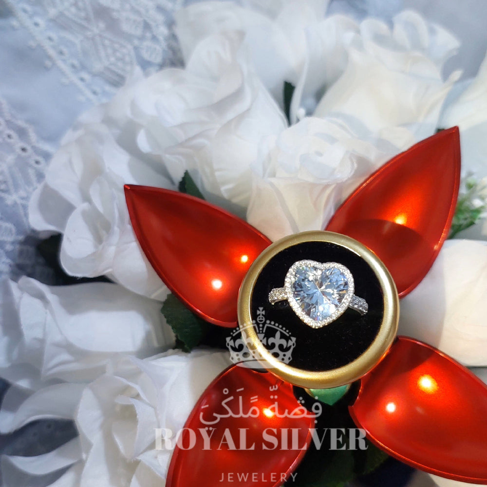 Big Heart Ring - Premium 925 Sterling Silver