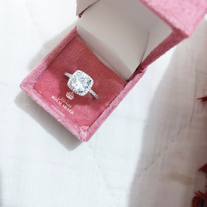 خاتم ياسمين صبري الفاخر فضة الإسترليني عيار 925