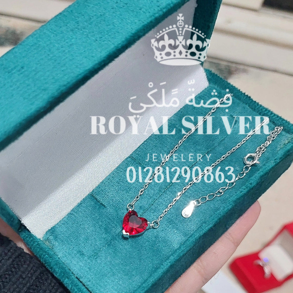 سلسله القلب _ فضة استرليني عيار 925