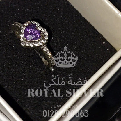 خاتم باندورا على شكل قلب