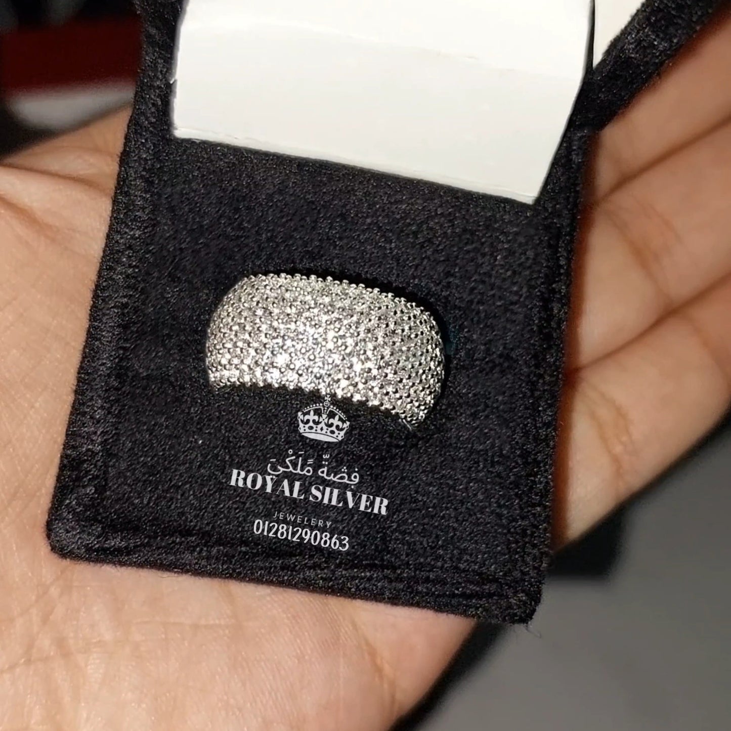 خواتم سوليتير من الفضة الإسترلينية