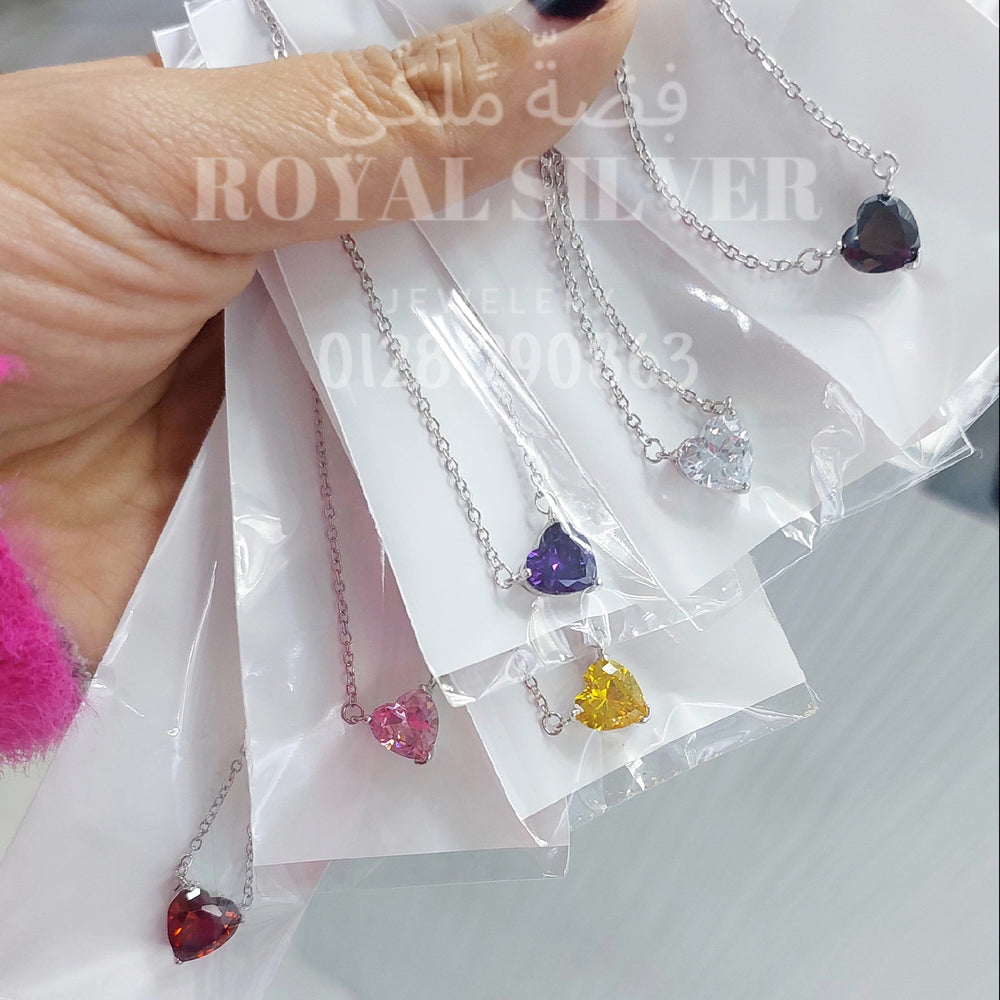 سلسله القلب _ فضة استرليني عيار 925