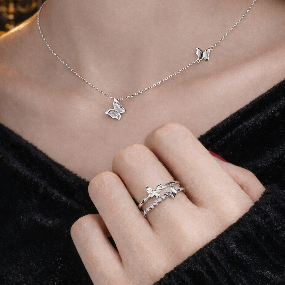 Butterfly's set- Premium 925 Sterling Silver